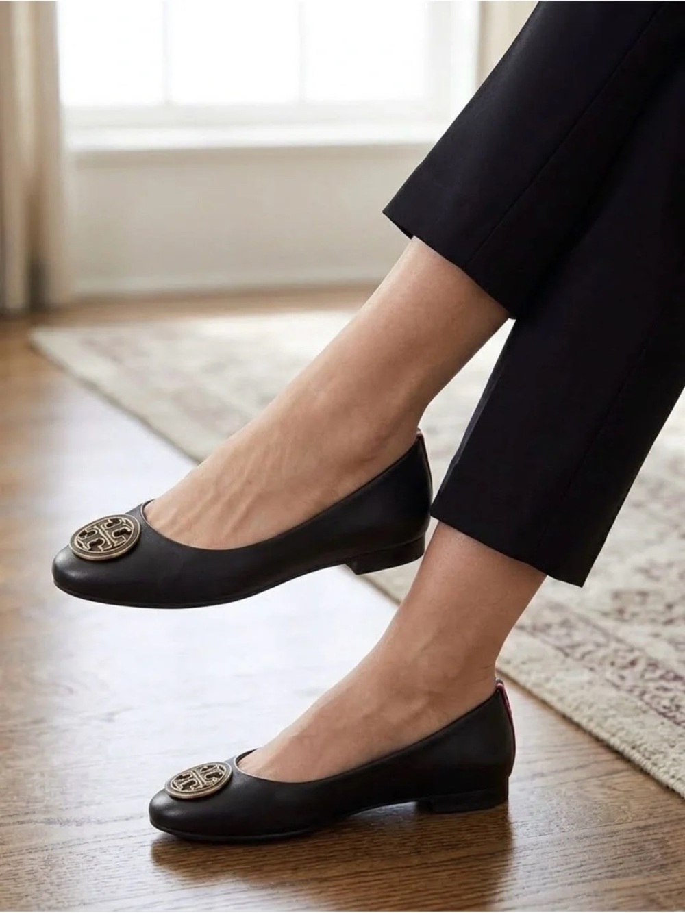 Tommy Hilfiger Signature Medallion “Ganimay” Ballet Flats Size 7